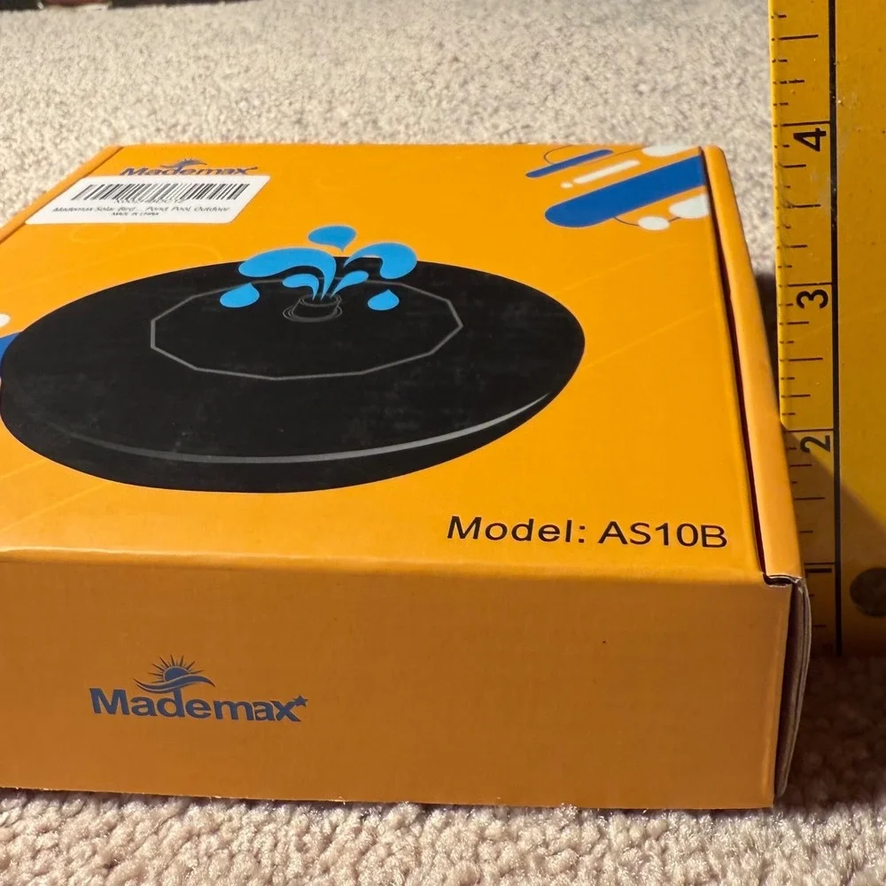 Mademax Solar Bird Bath Fountain‎ Pump Pond Pool Outdoor